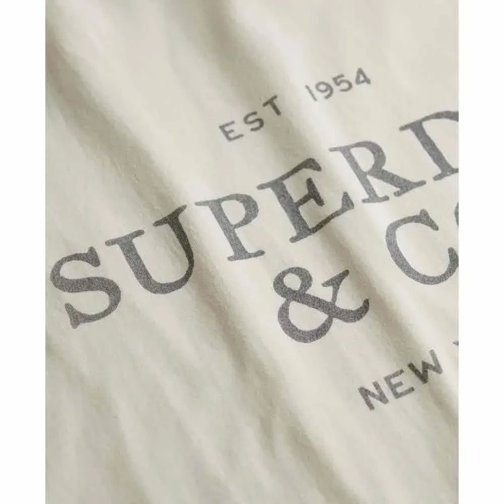 Футболка с коротким рукавом Superdry, бежевый — фото 2