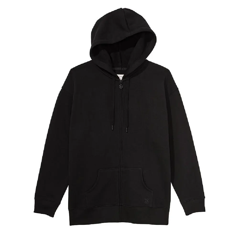 

Толстовка Victoria's Secret Cotton Fleece Full-Zip, черный