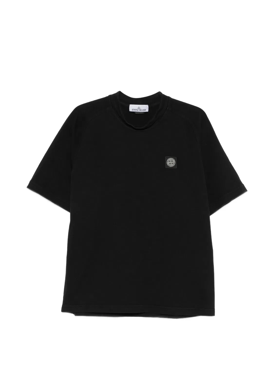 Футболка с нашивкой Compass, черная Stone Island, черный