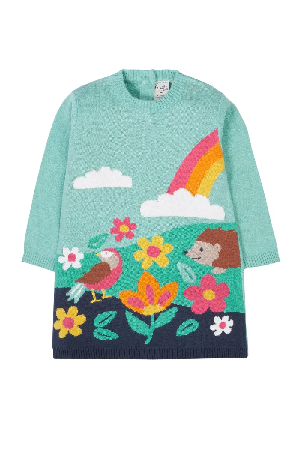 Детское платье трикотажное Ava Frugi, Blue