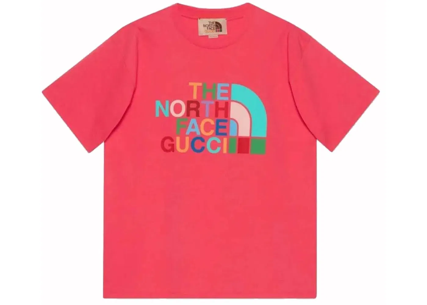 Мужская футболка с принтом T-Shirt Gucci, Red Multi