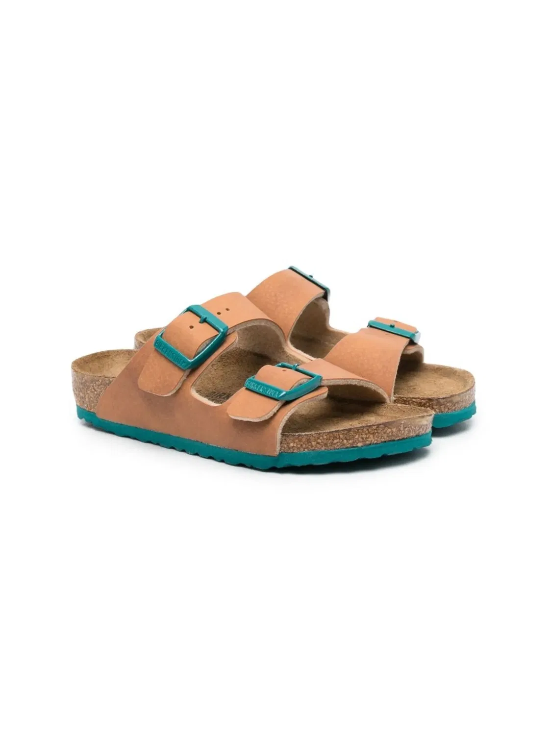 Сандалии с двумя ремешками из Бирко-Флор Birkenstock, коричневый