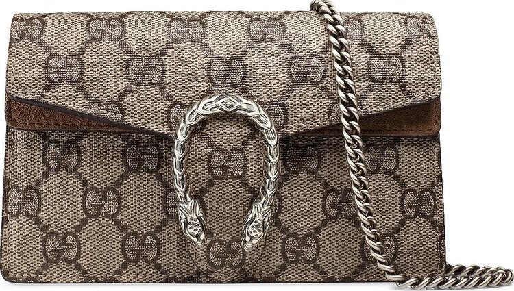 

Сумка Gucci Dionysus GG Supreme Super Mini Bag Beige, бежевый
