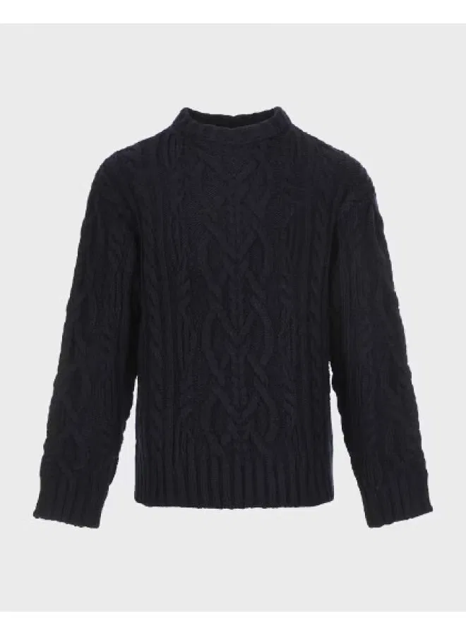 Пуловер с длинным рукавом Zara, синий