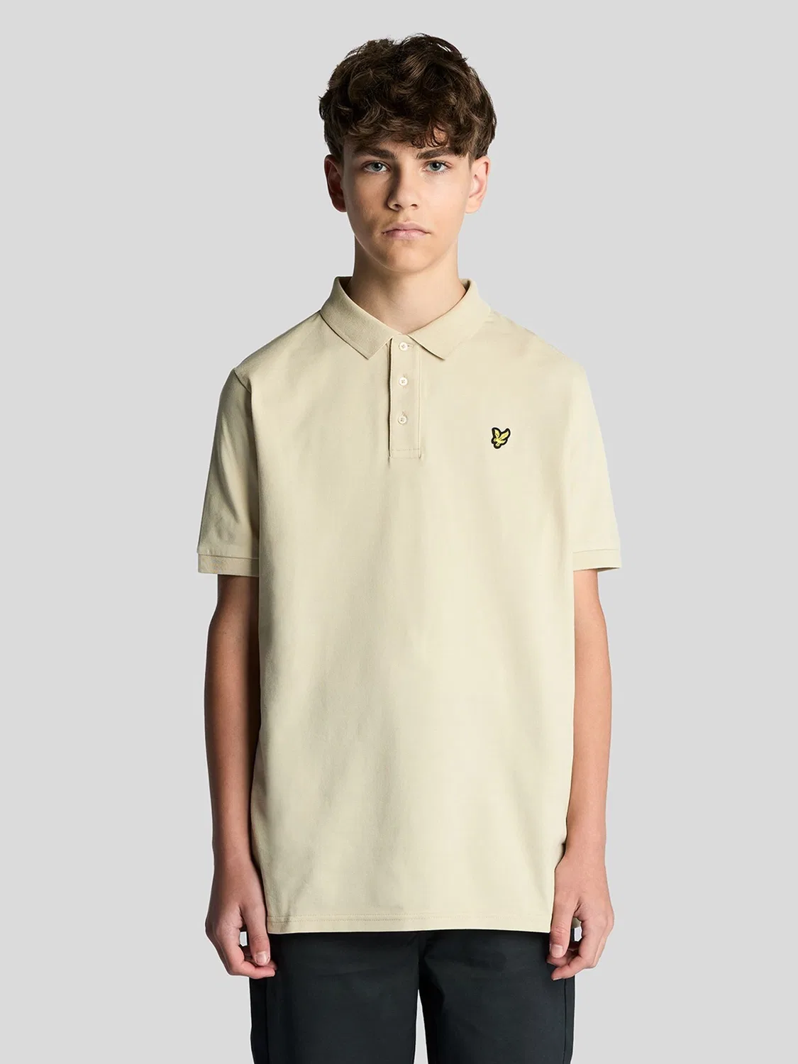 Поло Lyle & Scott Plain, кремовый