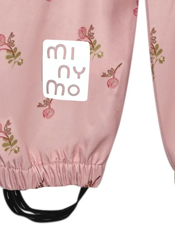 Комбинезон непромокаемый All over print Minymo silver/pink, розовый — фото 4