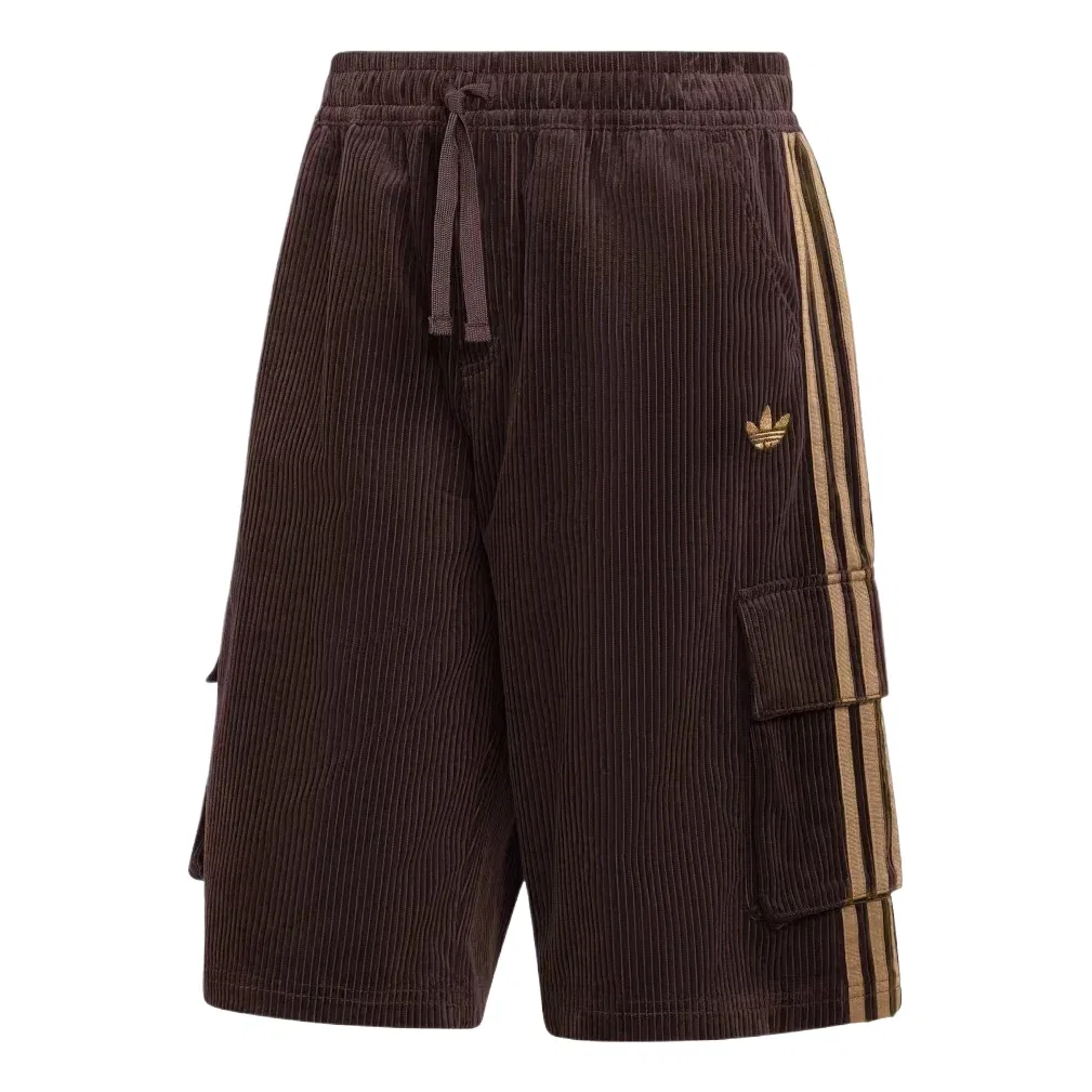 Мужские шорты карго с принтом Adidas Adicolor Cargo Shorts Asia Sizing Aurora Coffee, коричневый