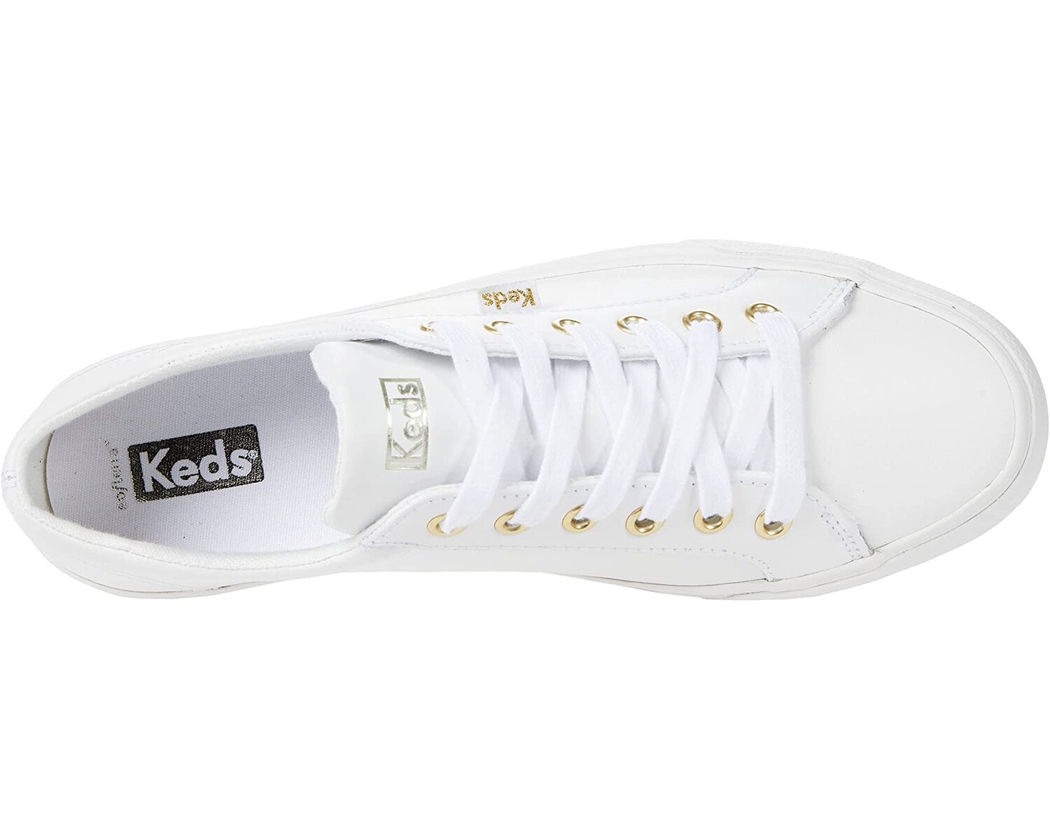 

Кроссовки Jump Kick Twill Keds, белое золото, Белый, Кроссовки Jump Kick Twill Keds, белое золото
