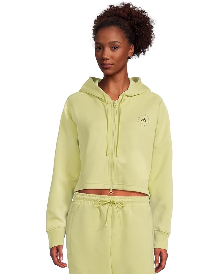 

Худи adidas by Stella McCartney Adidas by Stella McCartney Sportswear - Cropped Hoodie JJ0142, цвет Halo Gold