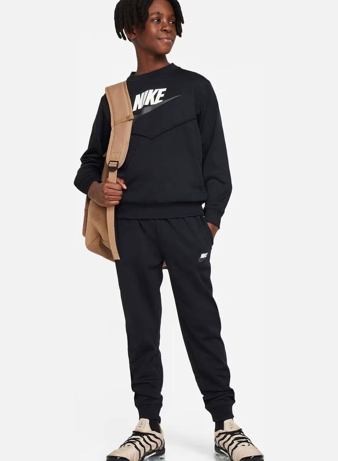 Комплект спортивный с длинным рукавом NSW Nike, черный