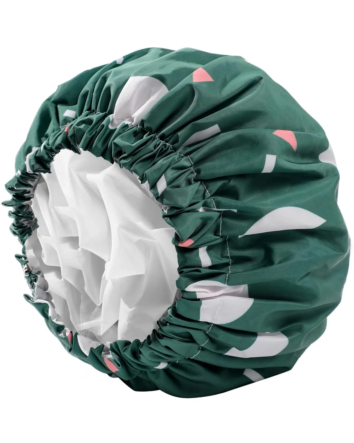 Шапочка для душа, двойной слой, YIZIJIZI, 34.8x34.8 см, Green