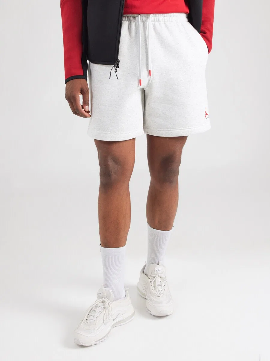 Шорты Jordan Regular Pants 'Brooklyn Fleece' светло-серого цвета — фото 3
