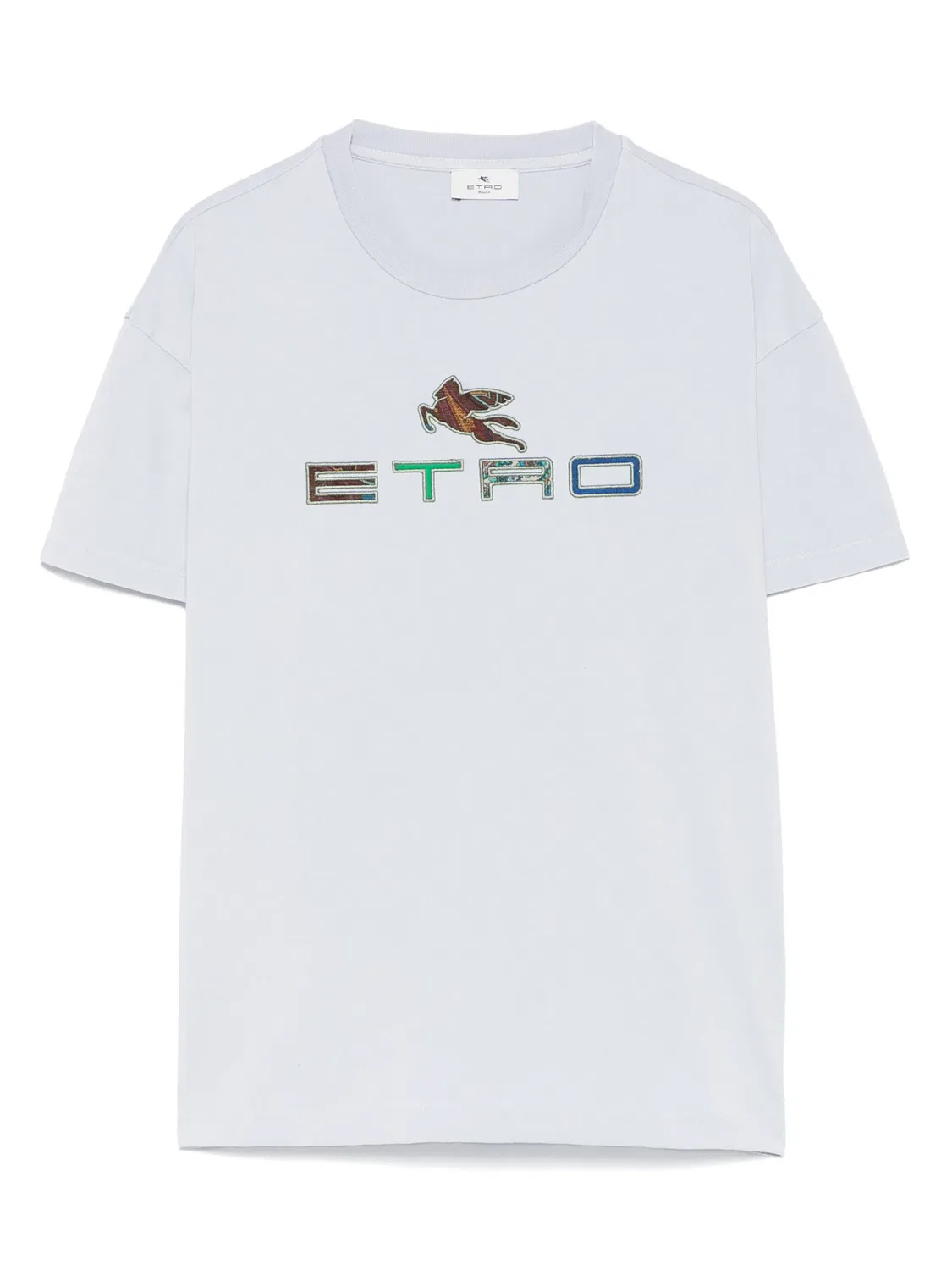 Футболка для девочек с принтом ETRO, синий