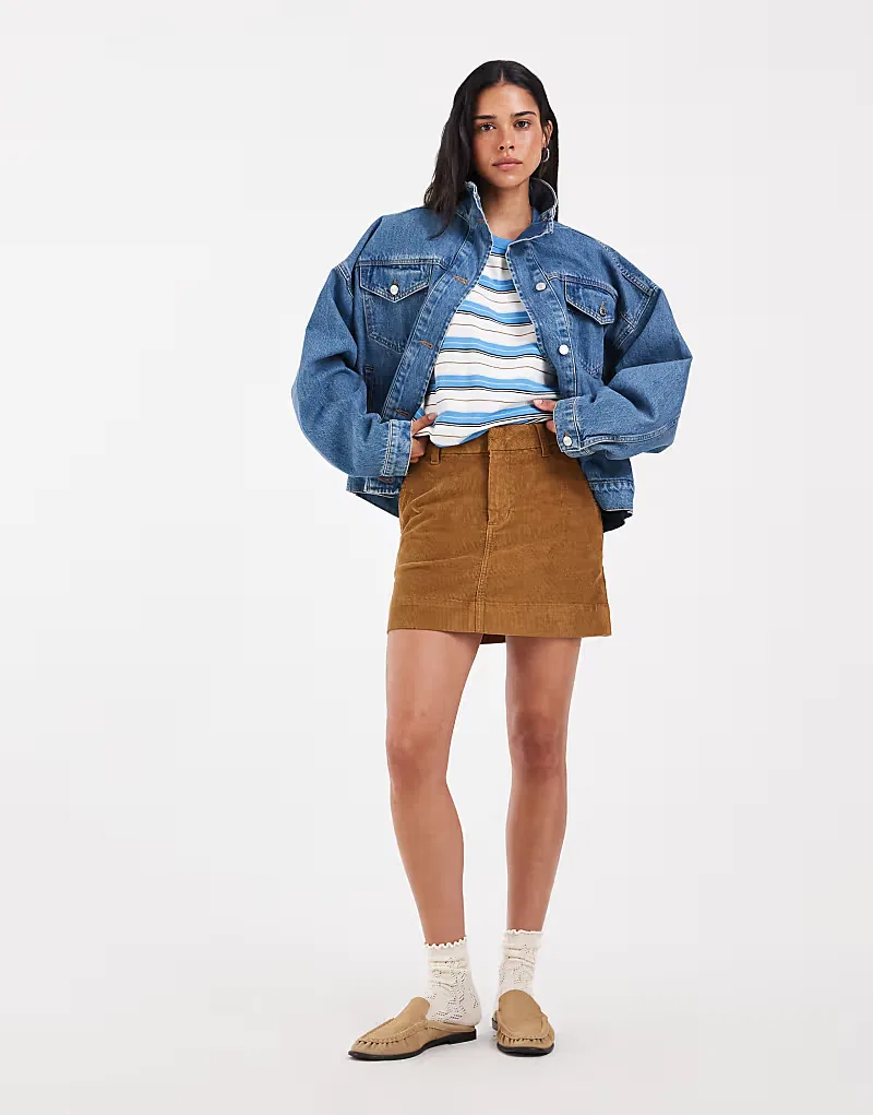 Футболка винтажная в полоску Levi's, синий — фото 3