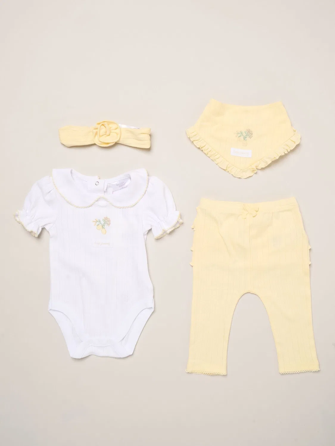 Комплект одежды для новорожденных Rockabye Baby Boutique, желтый