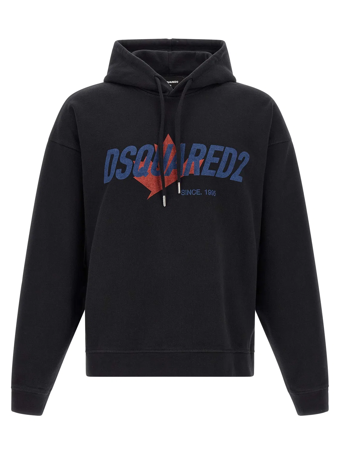 Мужской свитшот с капюшоном и принтом Dsquared2, Black