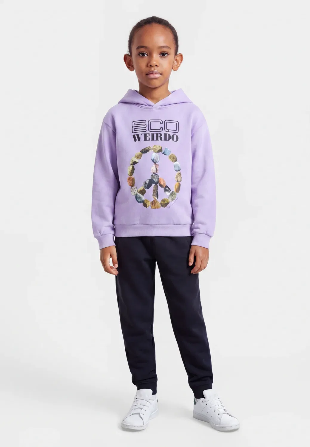 Толстовка с капюшоном Stella Mccartney Kids, Purple