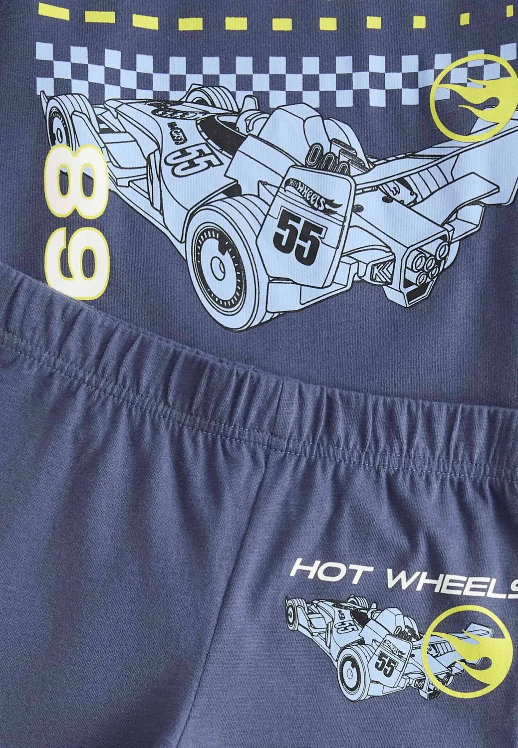 Набор машинок Hot Wheels - пижамный комплект Marks & Spencer, Navy — фото 3