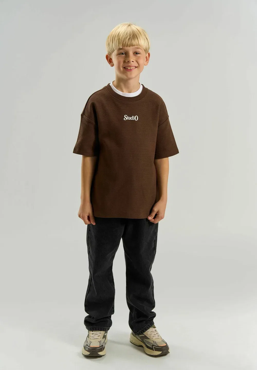Tnvarl os s_s tee - футболка с принтом The New, Chestnut