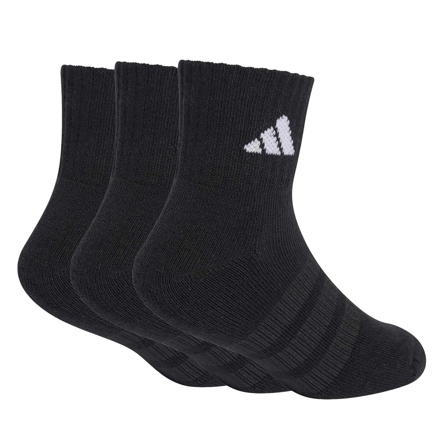 Детские носки с принтом Adidas Sport C Kd Ank 3P, Adidas, Черный — фото 2