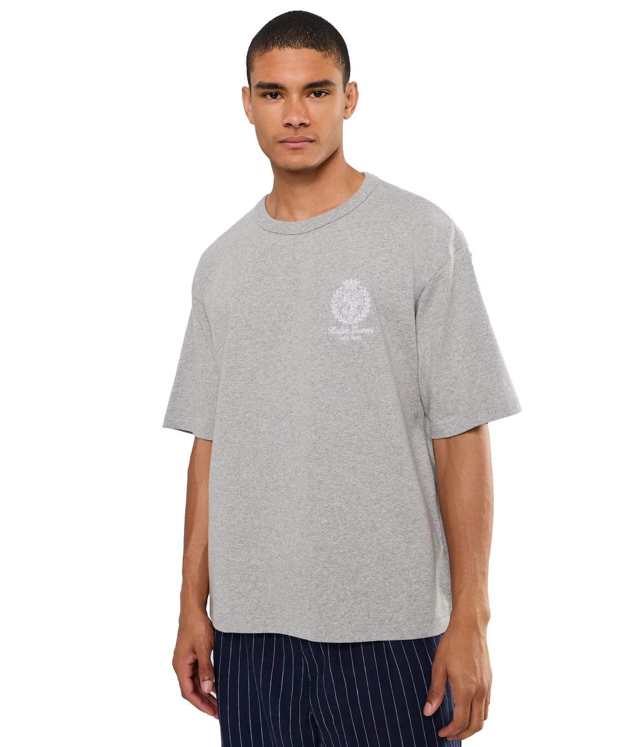 Футболка свободного кроя с графическим принтом. Polo Ralph Lauren, Andover Heather
