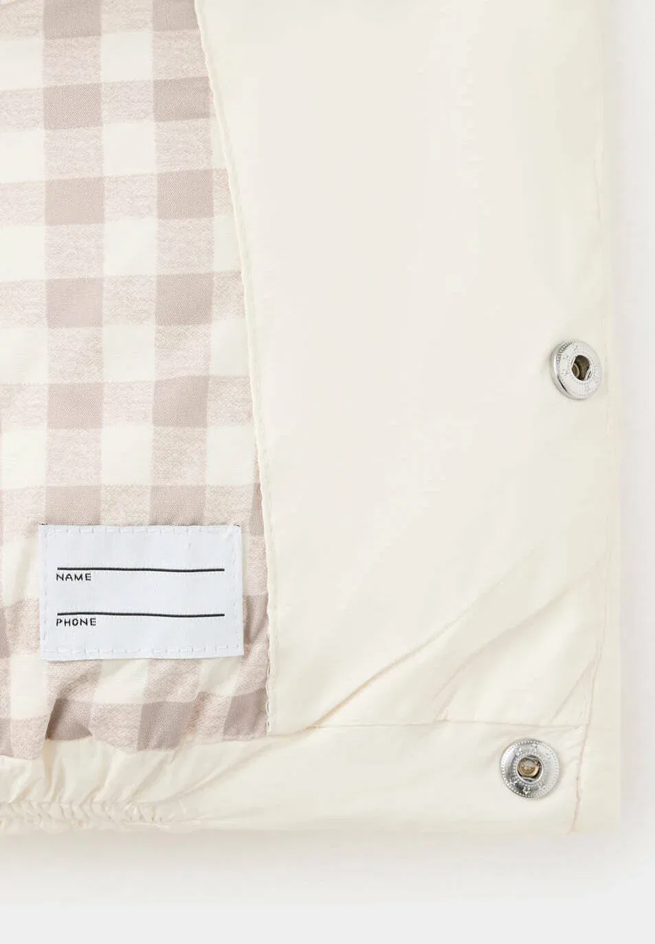 Детская зимняя куртка Mango Kids, Off White — фото 3