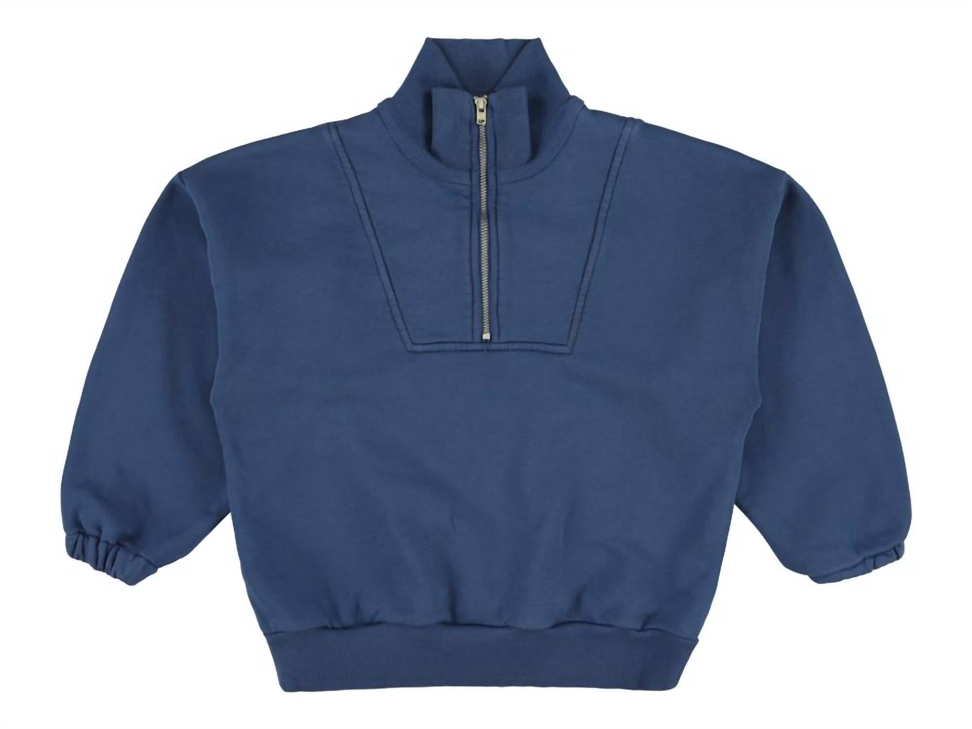 

Детский робот худи с молнией в синем цвете Morley