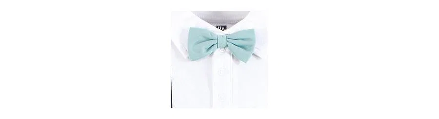 Комплект боди-комбинезонов из 3 предметов с принтом, модель Triple Pack Hudson Baby, Mint Navy Cuter Version — фото 4
