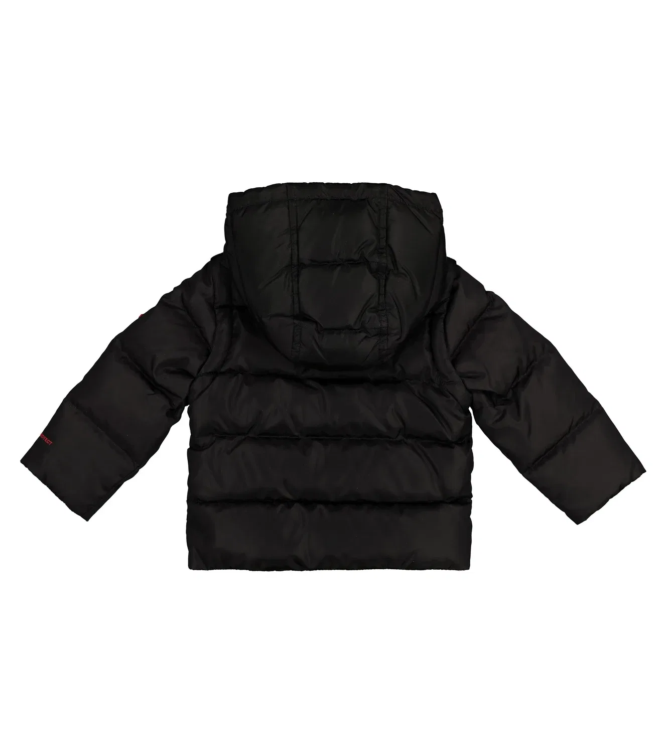 Пуховик с наполнителем из пуха Baby Hasan Moncler Enfant, черный — фото 3