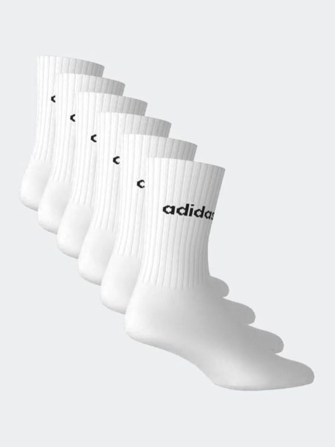 Носки, высокие, Adidas, белый — фото 4