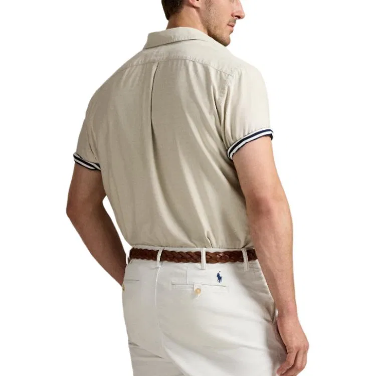 Мужская рубашка Coast Polo Ralph Lauren, Coast Beige — фото 4