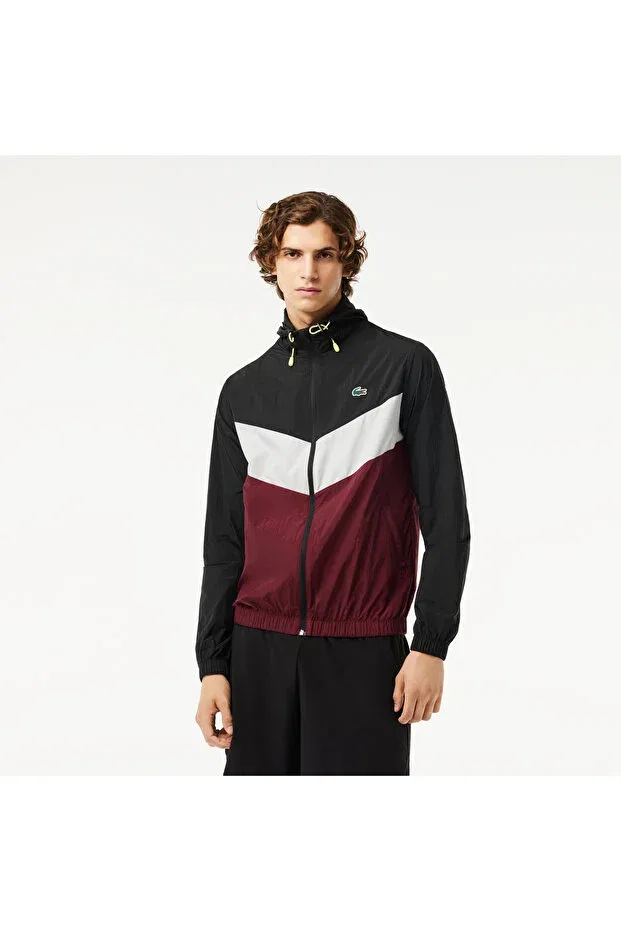 Мужское пуховое пальто с капюшоном Lacoste, Miz-Colored