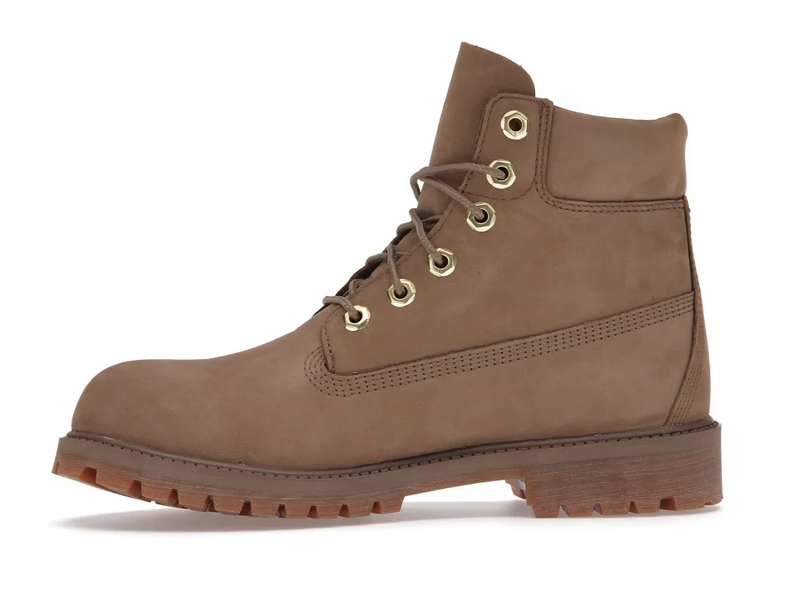 Детские ботинки с высоким голенищем Timberland 6" Premium Boot, Dark Beige Dark Beige — фото 3