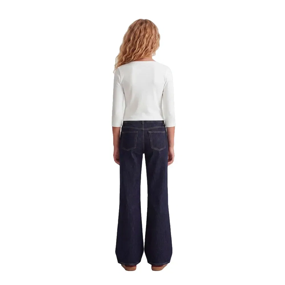 Детские джинсы клеш с высокой посадкой Rome C248 Flare Fit JJXX Jack & jones, Blue — фото 2
