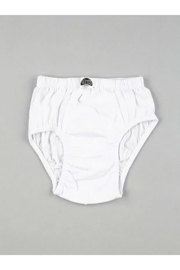 Детское белье для мальчиков хлопковое Slip Panties Gümüş, White — фото 2