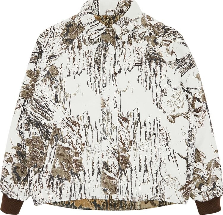 

Куртка Supreme x RealTree Reversible Quilted Work 'Snow Camo', разноцветный