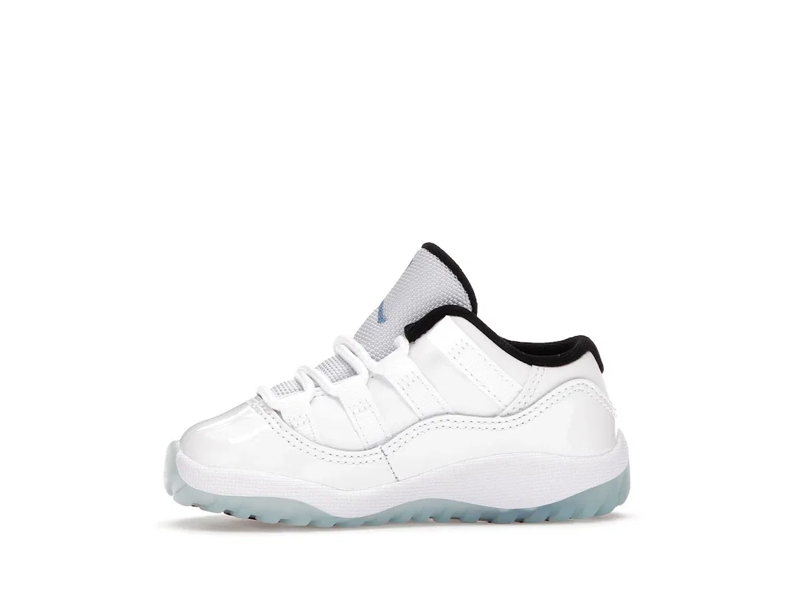 Детские кроссовки Lifestyle с принтом Jordan 11 Retro Low Jordan, White/White-Black-Legend Blue — фото 3