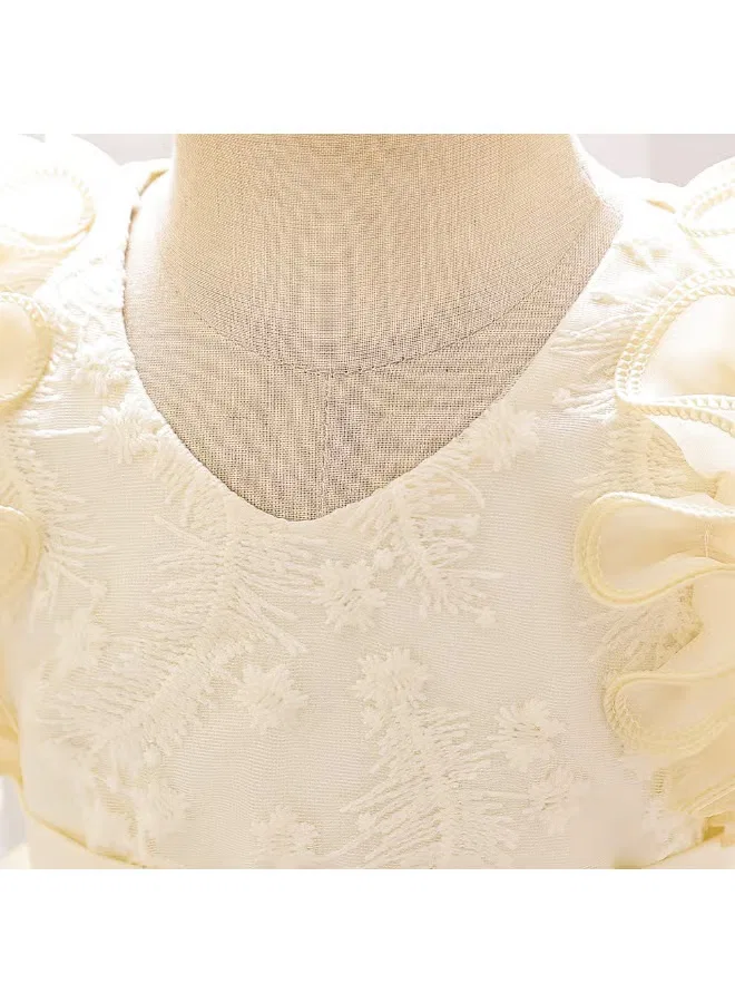 Платье с цветочным принтом Best Gift Fashion, желтый — фото 4