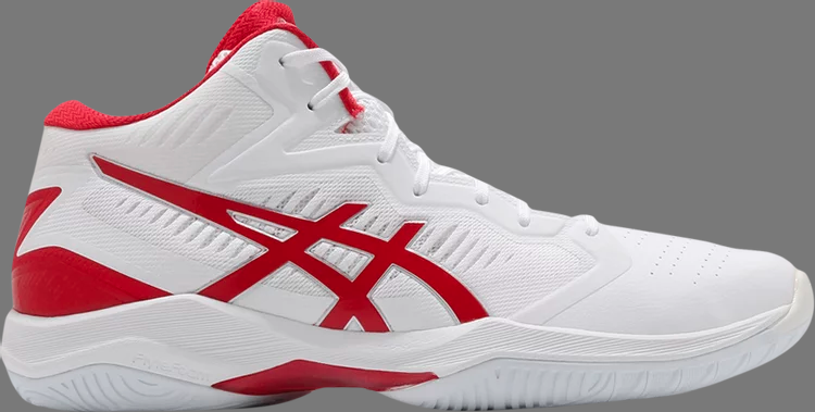 Кроссовки gelhoop v12 'classic red' Asics, белый - фото