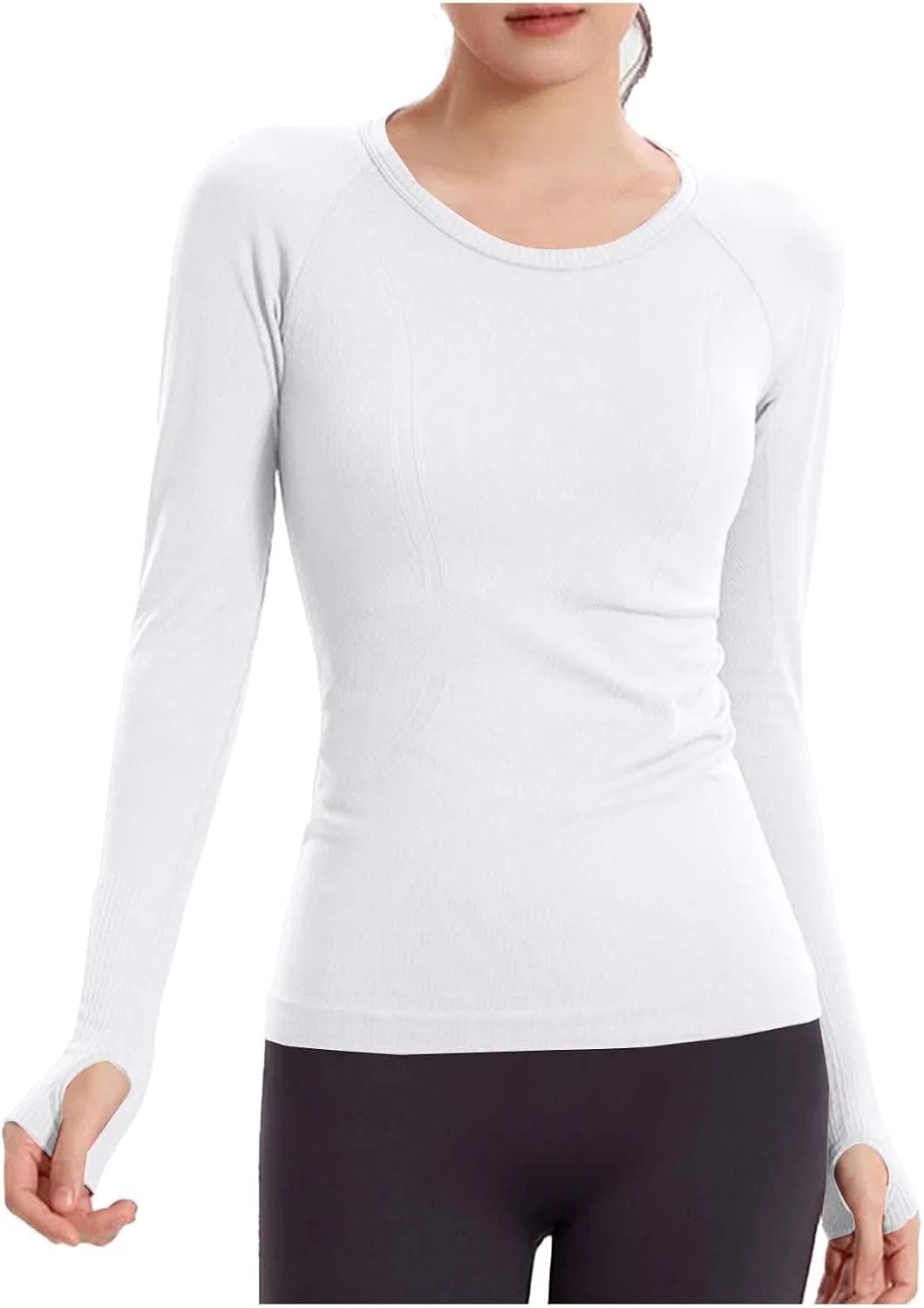 Женская быстросохнущая футболка для бега Seamless, White