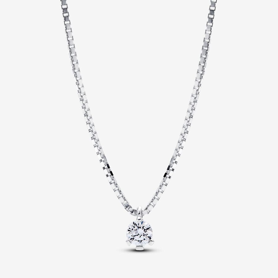 

Колье Pandora Nova Lab-grown Diamonds 0.25 carat, белое золото/бриллиант