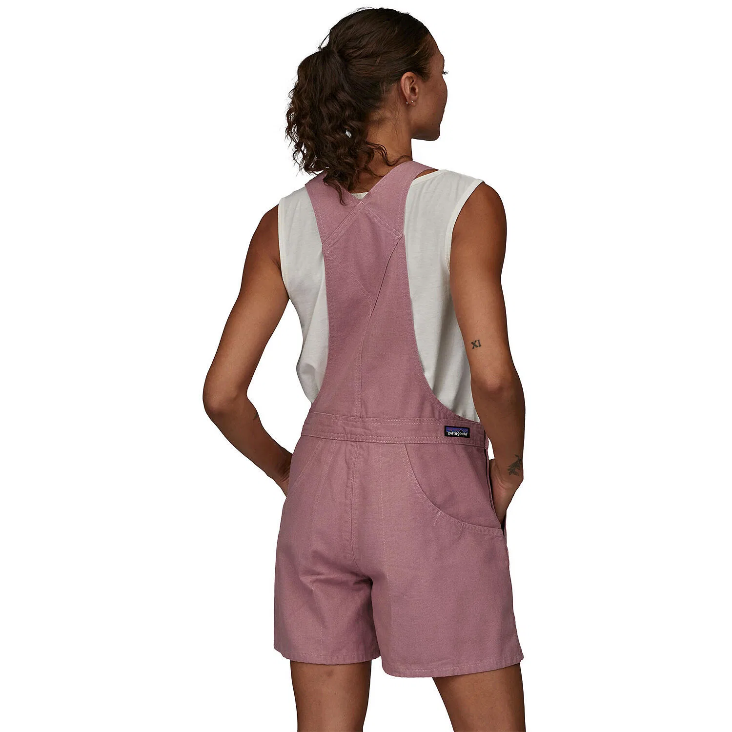 Женские шорты-комбинезон Stand Up Overalls Patagonia, Grau — фото 3