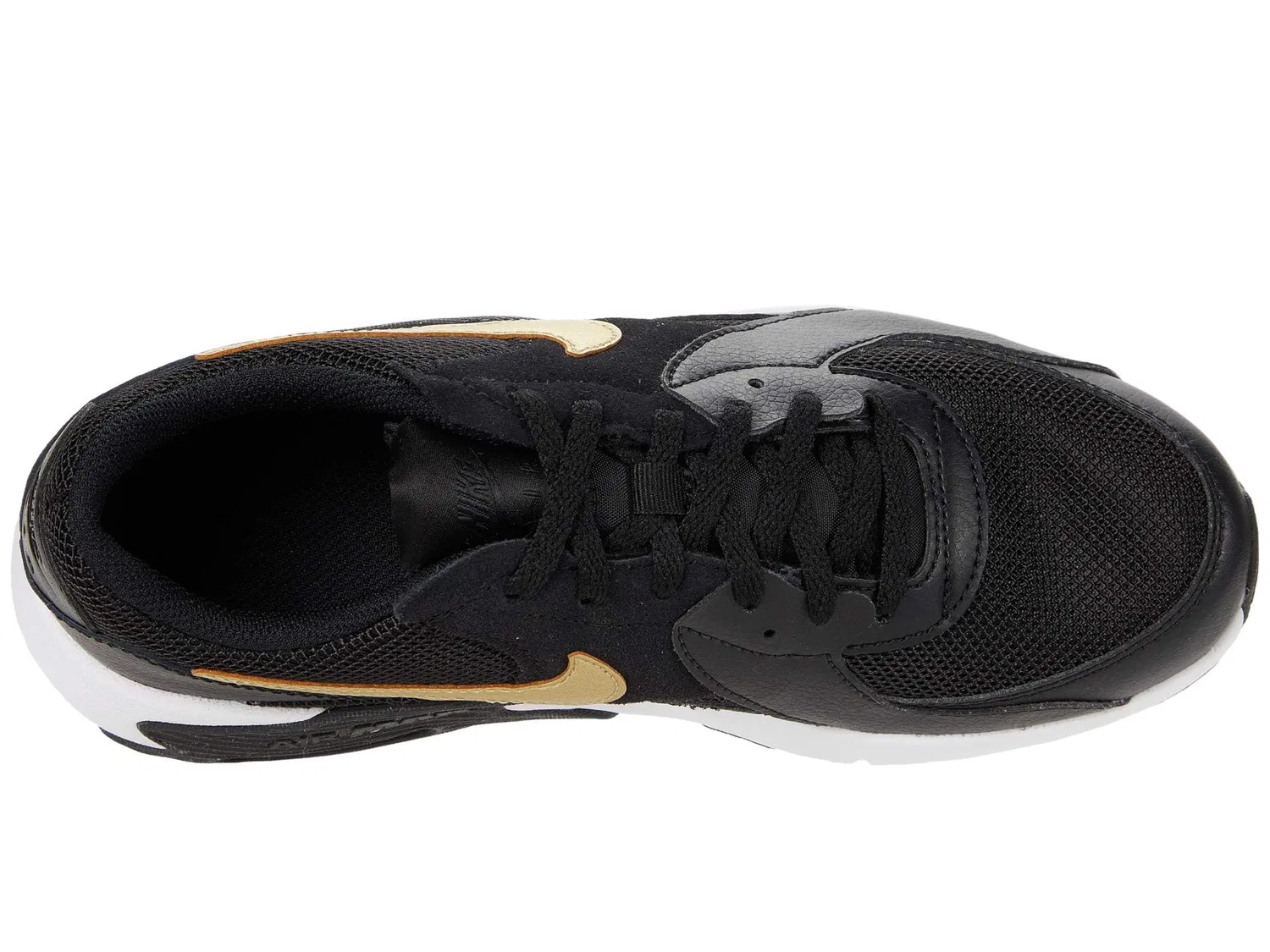 Детские кроссовки для мальчиков с амортизацией Air Max Excee NIKE, Black — фото 3