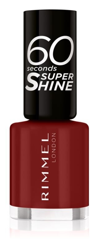 

Лак для ногтей Rimmel 60 Seconds Super Shine, оттенок 320 Rapid Ruby 8 мл
