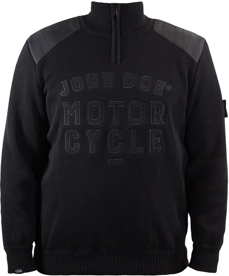 

Пуловер John Doe Knit Zip Big Logo, Черный, Пуловер John Doe Knit Zip Big Logo