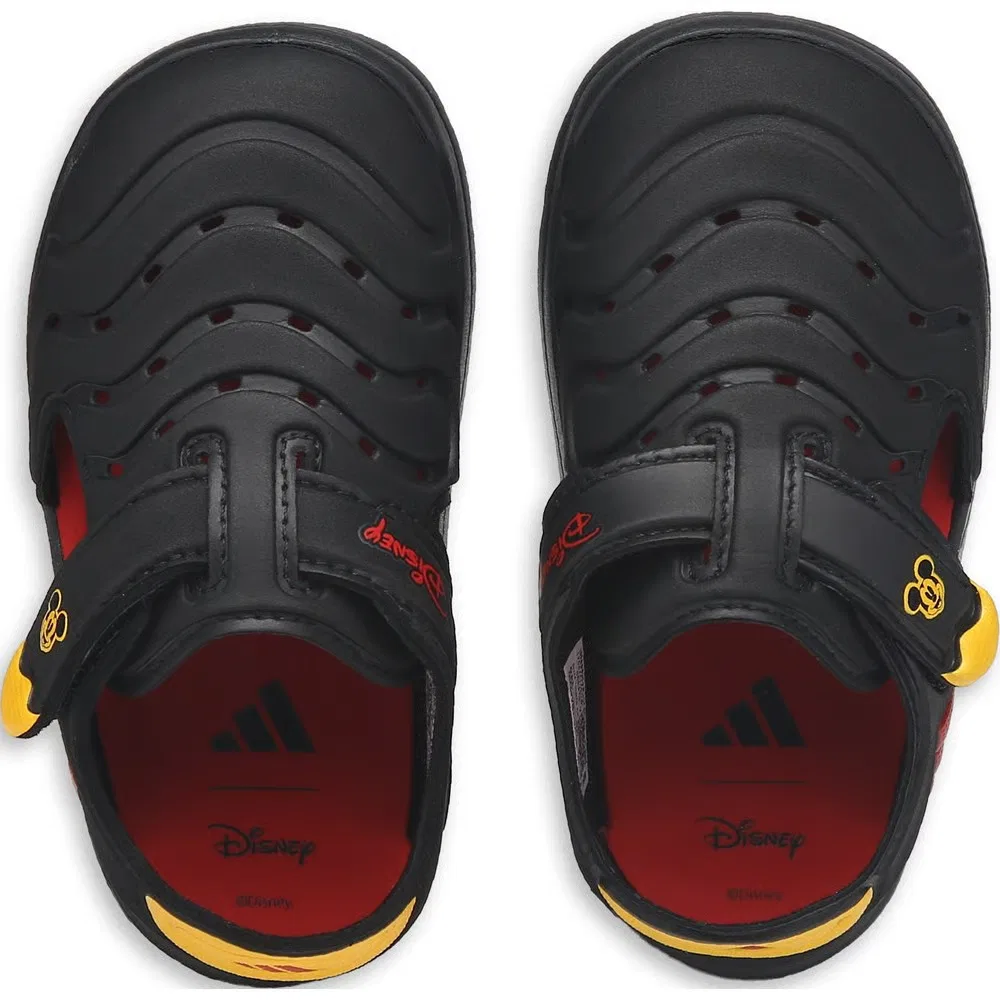Детские сандалии для воды Mickey Mouse для малышей Adidas, Black Mickey Multi — фото 4