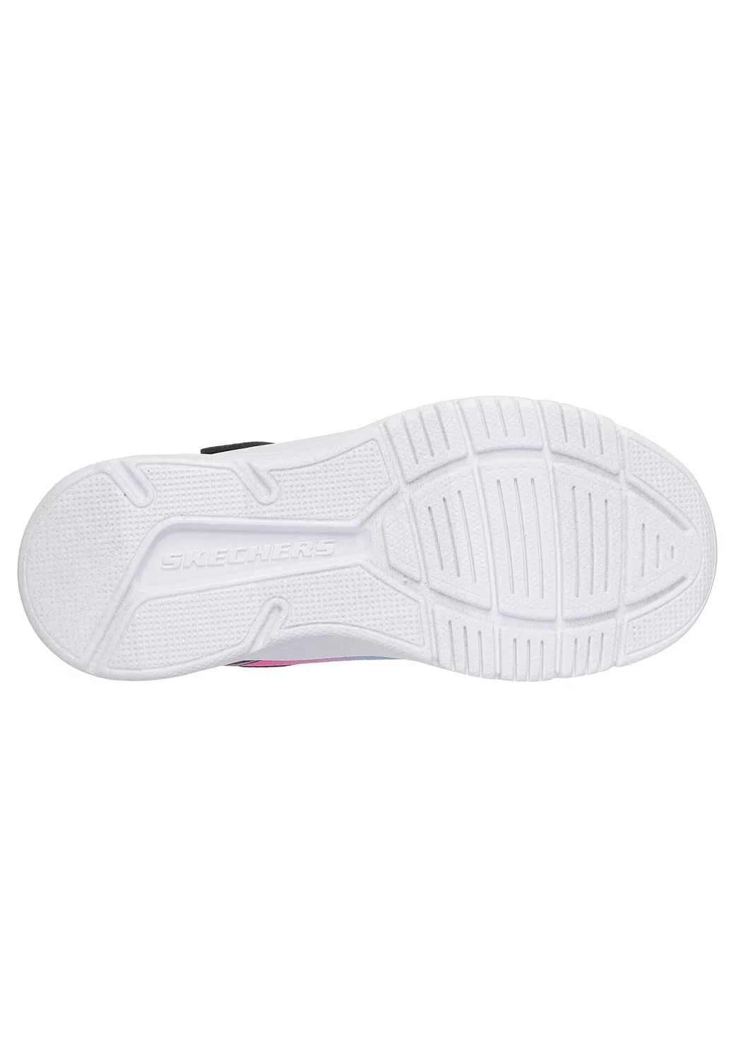 Детские кроссовки с липучками Microspec Advance-Oasis Point Skechers, Bunt Navyblau Rosa — фото 4