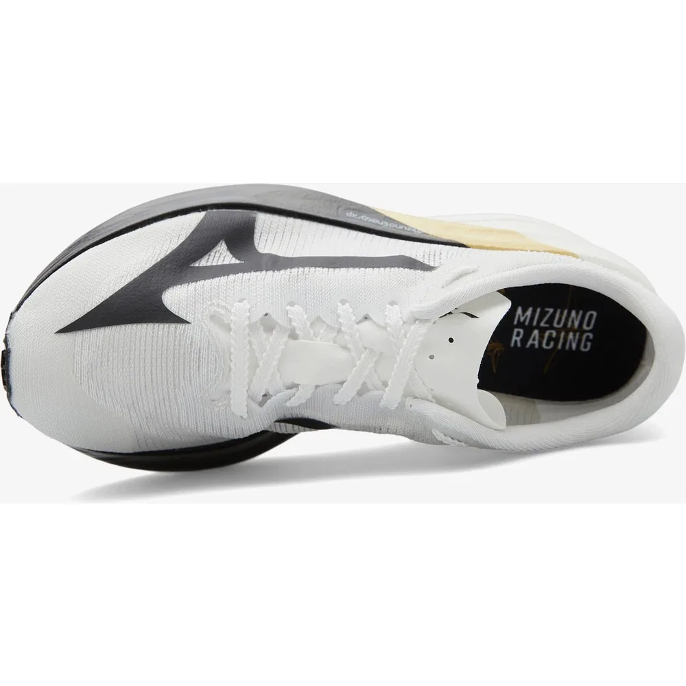 Детские беговые кроссовки Mizuno, белые, с дышащим верхом — фото 4