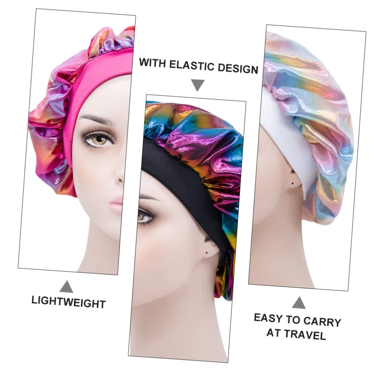 Шапочка для душа, 5 шт, Polyester, мультиколор Elayard — фото 4
