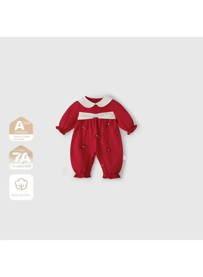 Боди-комбинезон с длинным рукавом и отложным воротником Jellybaby — фото 3